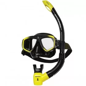 Set snorkeling Scubapro ZOOM EVO Black Galben 01