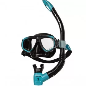 Set snorkeling Scubapro ZOOM EVO Black Turcoaz 01