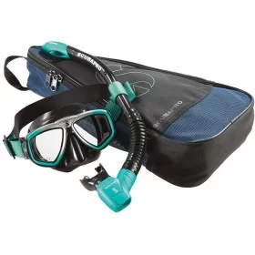 Set snorkeling Scubapro ZOOM EVO Black Turcoaz 02