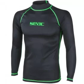 Tricou lung Seac T SUN Black Man 01