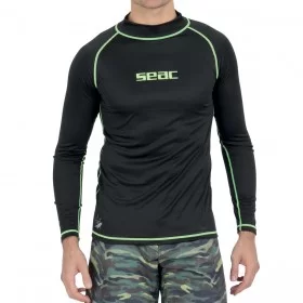 Tricou lung Seac T SUN Black Man 03